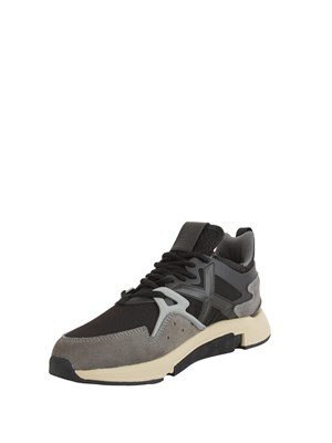 Sneakers uomo Munich Clik 103 in pelle nera in UOMO