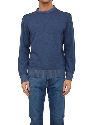 Maglia uomo Paul & Shark in lana blu trattata in UOMO