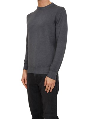 Maglia uomo Paul & Shark in lana vergine grigia tinto in capo in UOMO