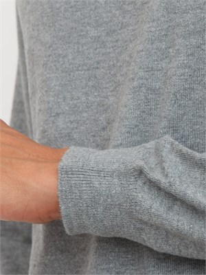 Maglia collo alto Antony Morato relaxed fit in misto viscosa grigia in UOMO