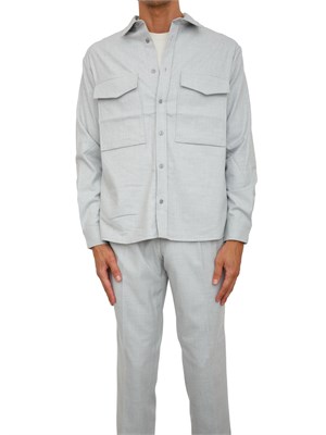 Camicia Antony Morato relaxed fit in misto viscosa grigia dal tocco caldo in UOMO
