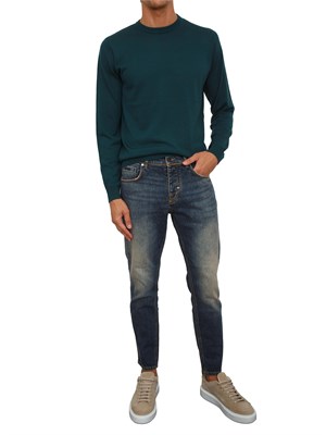 Maglia Antony Morato regular fit in misto lana verde in UOMO