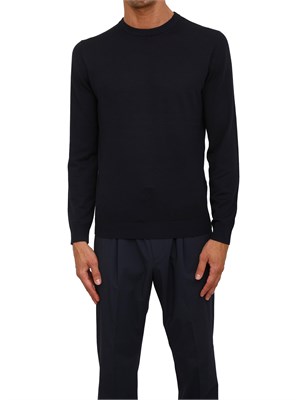 Maglia Antony Morato regular fit in misto lana blu in UOMO