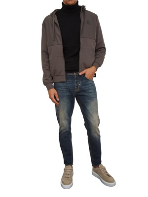 Maglia collo alto Antony Morato relaxed fit in misto viscosa nera in UOMO