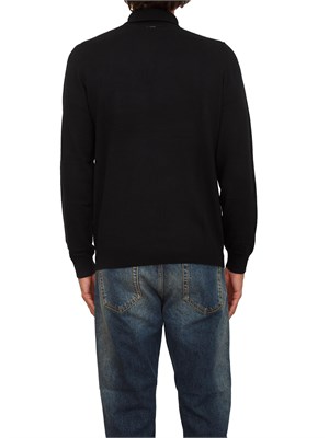 Maglia collo alto Antony Morato relaxed fit in misto viscosa nera in UOMO