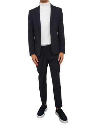 Maglia collo alto Antony Morato relaxed fit in misto viscosa bianca in UOMO