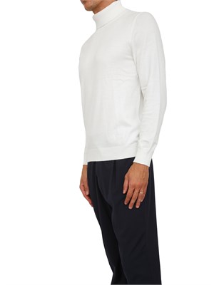 Maglia collo alto Antony Morato relaxed fit in misto viscosa bianca in UOMO