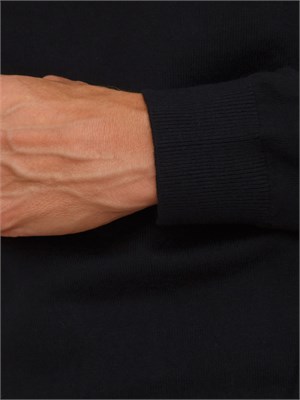 Maglia collo alto Antony Morato relaxed fit in misto viscosa blu in UOMO