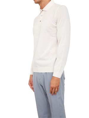 Polo Boss uomo in lana vergine avorio in UOMO