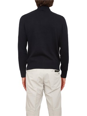 Maglione Boss uomo in misto cashmere blu in UOMO