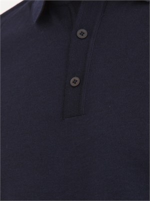 Polo Boss uomo in lana vergine blu in UOMO