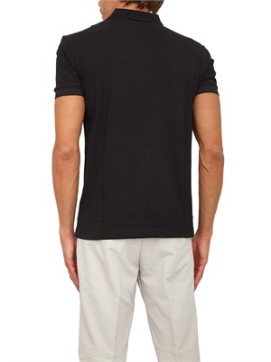 Polo Boss uomo in cotone nero in UOMO