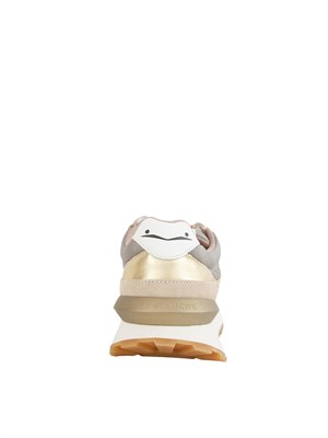 Sneakers donna Voile Blanche in tessuto tecnico beige con inserti in suede e pelle in DONNA