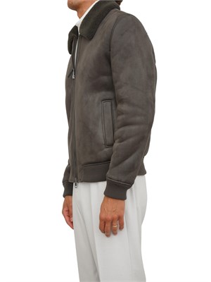 Giubbotto bomber Antony Morato regular fit in tessuto effetto camoscio verde in UOMO