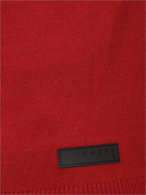 Maglia polo Richmond X uomo in misto lana rossa in UOMO