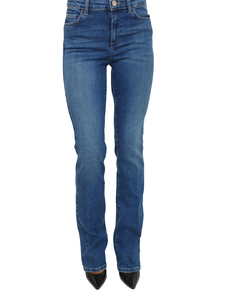 Jeans bottom up Liu Jo donna in denim blu