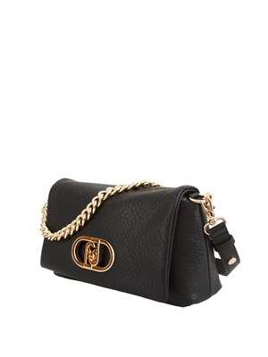 Borsa La Puffy di Liu Jo in ecopelle martellata nera in DONNA