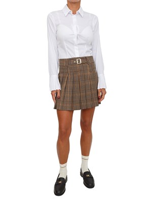 Camicia Liu Jo donna in popeline bianco con polsi plissÉ in DONNA