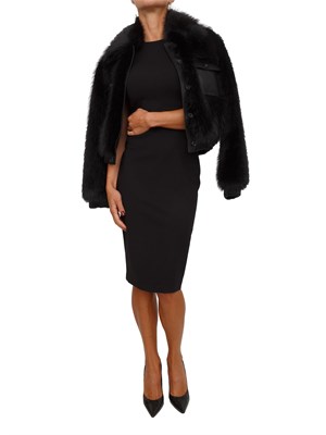 Abito tubino Liu Jo in punto milano nero in DONNA