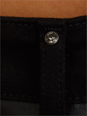 Pantaloni flare Liu Jo in tessuto spalmato effetto pelle nera in DONNA