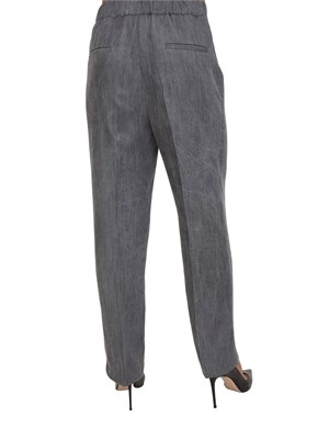 Pantaloni Liu Jo donna in denim di lyocell grigio in DONNA