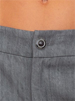 Pantaloni Liu Jo donna in denim di lyocell grigio in DONNA