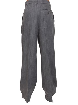 Pantaloni a palazzo Liu Jo donna in lyocell grigio in DONNA