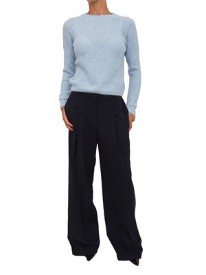 Pantaloni palazzo Liu Jo donna in viscosa stretch blu in DONNA