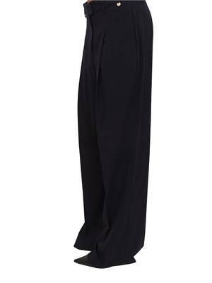 Pantaloni palazzo Liu Jo donna in viscosa stretch blu in DONNA
