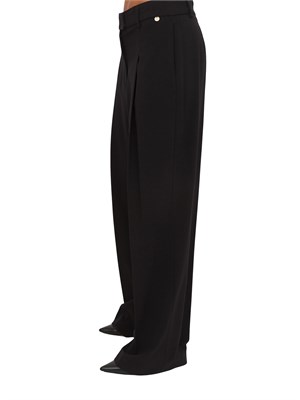 Pantaloni palazzo Liu Jo donna in viscosa stretch nero in DONNA