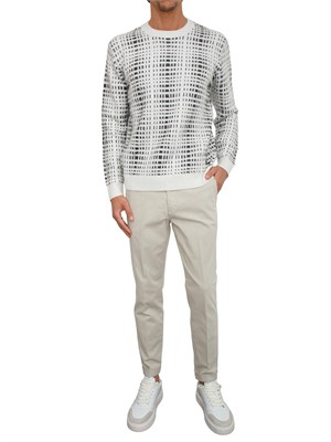 Pantaloni chino uomo Liu Jo in cotone beige in UOMO