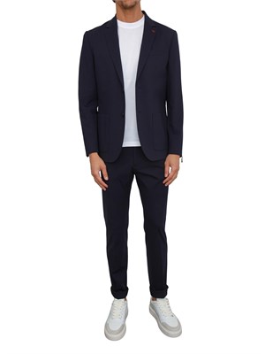 Pantaloni Liu Jo uomo in jersey di viscosa blu in UOMO