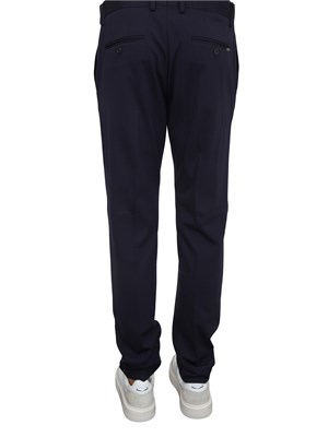 Pantaloni Liu Jo uomo in jersey di viscosa blu in UOMO