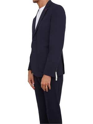 Giacca monopetto Liu Jo uomo in viscosa blu in UOMO