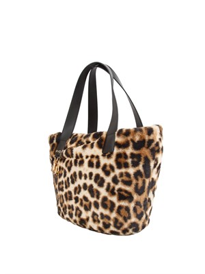 Borsa Liu Jo in pelliccia sintetica animalier in DONNA