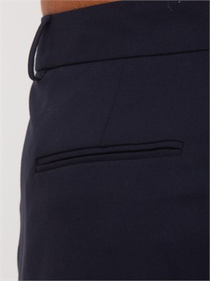 Pantaloni Blugirl in flanella di viscosa blu in DONNA