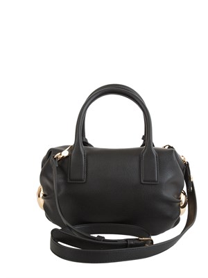 Borsa Amelie di Liu Jo in ecopelle martellata nera in DONNA