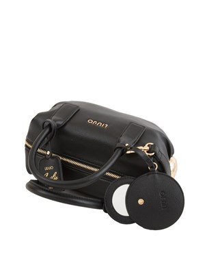 Borsa Amelie di Liu Jo in ecopelle martellata nera in DONNA