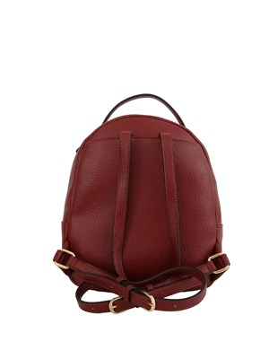 Zaino Liu Jo in ecopelle martellata bordeaux in DONNA