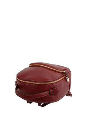 Zaino Liu Jo in ecopelle martellata bordeaux in DONNA