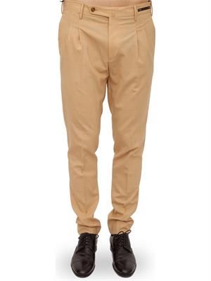 PANTALONE CLASSICO PT01 BEIGE in UOMO