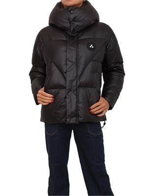 Giubbino Peuterey per Tony Effe modello unisex in nylon lakkÈ nero in DONNA