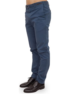 PANTALONE CASUAL PT01 BLU in UOMO