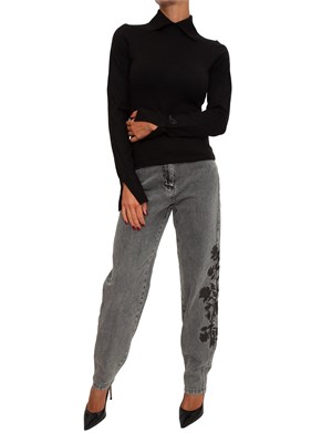 Maglia Blugirl in viscosa nera in DONNA