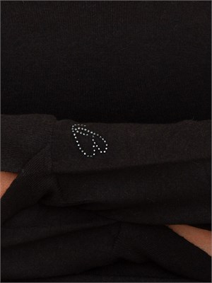 Maglia Blugirl in viscosa nera in DONNA