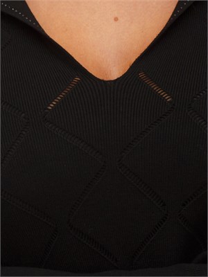 Abito Blugirl in viscosa stretch nera in DONNA