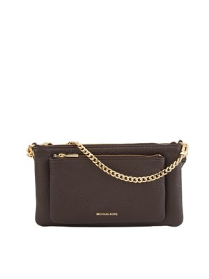 Borsa Jet Set di Michael Michael Kors in pelle marrone in DONNA