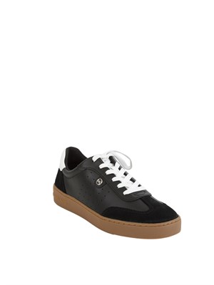 Sneaker Scotty Michael Michael Kors in pelle nera e suola gomma in DONNA