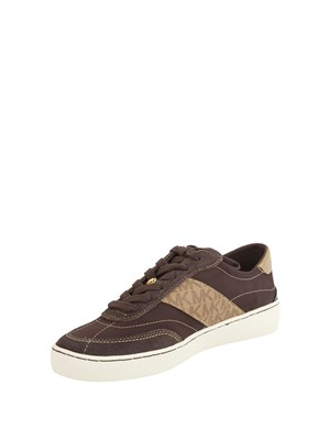 Sneakers Scotty di Michael Michael Kors in pelle marrone e logo in DONNA