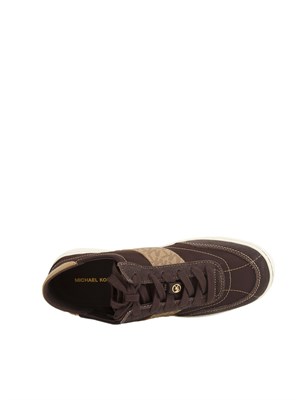 Sneakers Scotty di Michael Michael Kors in pelle marrone e logo in DONNA